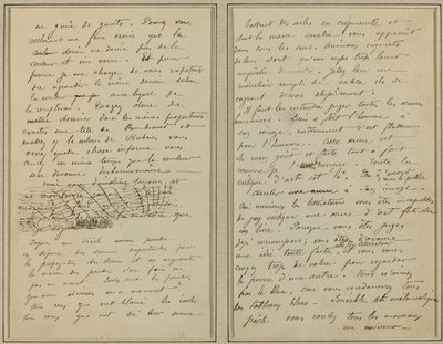 Pagine di Manoscritto [verso] da Paul Gauguin