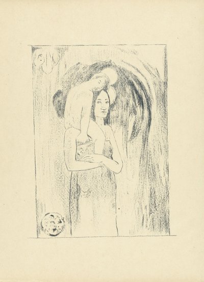 Maria con bambino da Paul Gauguin