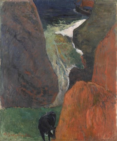 Marina con mucca, 1888 da Paul Gauguin