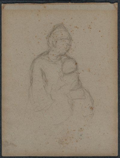Madre e Bambino (recto) da Paul Gauguin