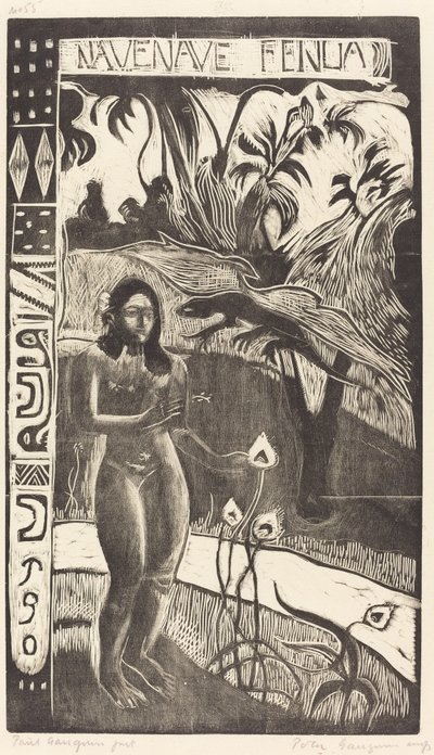 Nave Nave Fenua (Terra deliziosa) da Paul Gauguin