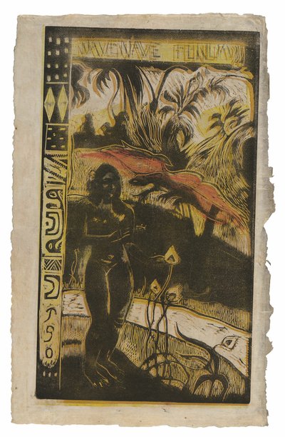 Nave nave fenua (Terra deliziosa), dalla suite Noa Noa da Paul Gauguin