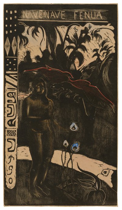 Nave nave fenua (Terra deliziosa), dalla suite Noa Noa da Paul Gauguin