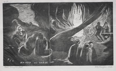 Noa Noa; Il Diavolo Parla (Mahna No Varua Ino) da Paul Gauguin