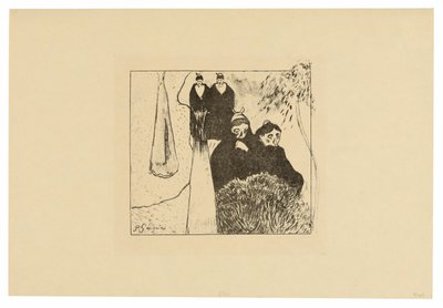 Vecchie Donne di Arles, dalla Suite Volpini da Paul Gauguin