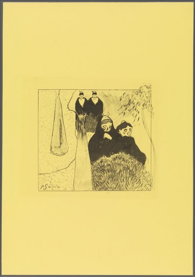 Alte Frauen von Arles, aus der "Volpini Suite: Dessins lithographiques" da Paul Gauguin