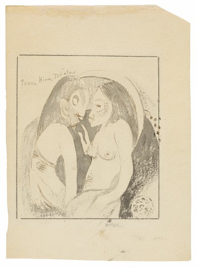 Parau Hina Tefatou (Parole tra la Dea della Luna e il Dio della Terra) da Paul Gauguin