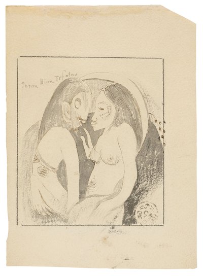 Parau Hina Tefatou (Parole tra la Dea della Luna e il Dio della Terra) da Paul Gauguin