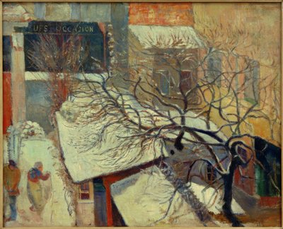 Parigi sotto la neve da Paul Gauguin