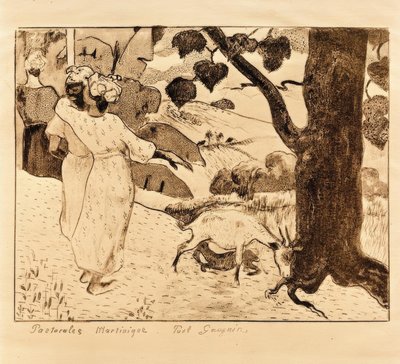 Pastorali Martinica da Paul Gauguin
