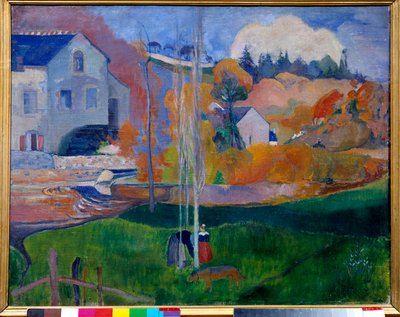 Paesaggio in Bretagna, il mulino David da Paul Gauguin