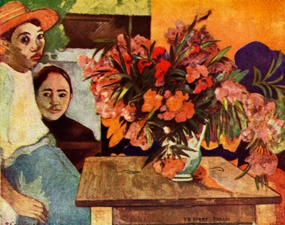 Contadini con fiori, 1936 da Paul Gauguin