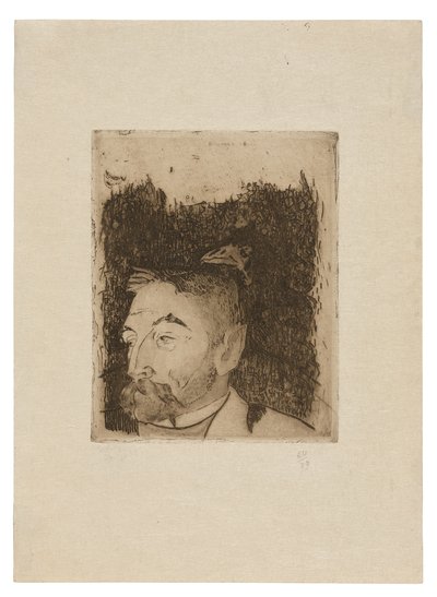 Ritratto di Stéphane Mallarmé da Paul Gauguin