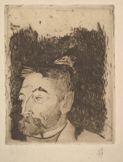 Ritratto di Stéphane Mallarmé da Paul Gauguin