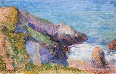 Rocce sulla costa della Bretagna da Paul Gauguin