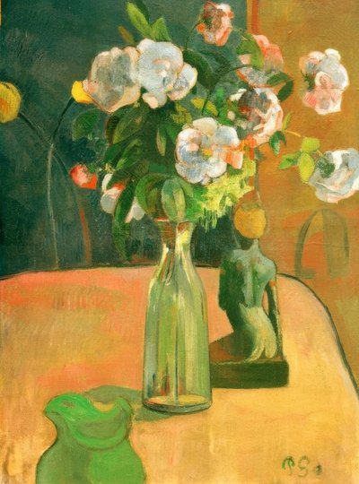 Rose e statuetta da Paul Gauguin
