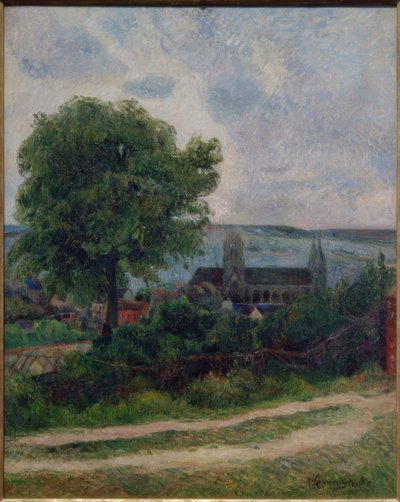 Rouen, la chiesa di Saint-Ouen da Paul Gauguin