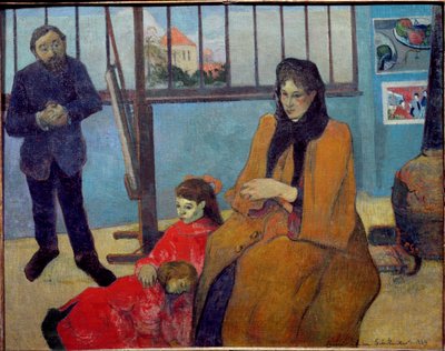 Il laboratorio di Schuffenecker o la famiglia Schuffenecker da Paul Gauguin