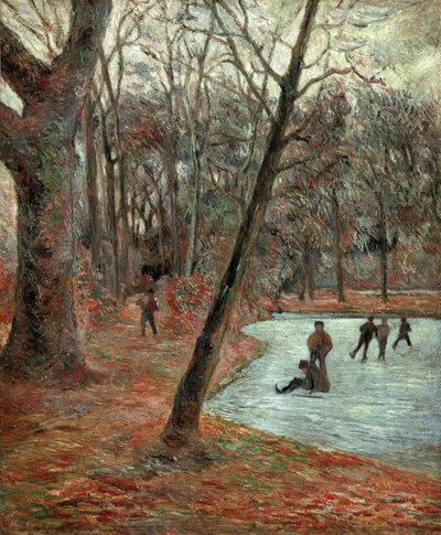 Pattinatori nel Parco di Frederiksberg da Paul Gauguin
