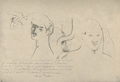 Schizzi di ogni tipo, avventure casuali della mia penna e della mia immaginazione, fantasie vaganti, ma questo non è da Paul Gauguin