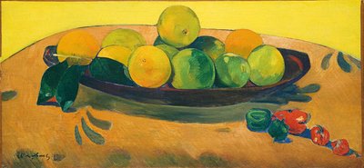 Natura morta con frutta e peperoni da Paul Gauguin