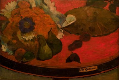 Natura morta "Fête Gloanec" da Paul Gauguin