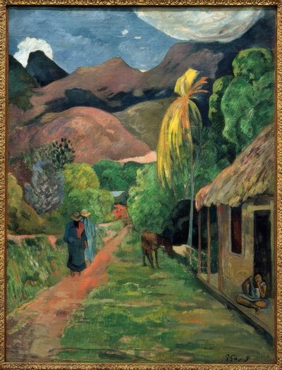 Strada verso le montagne da Paul Gauguin