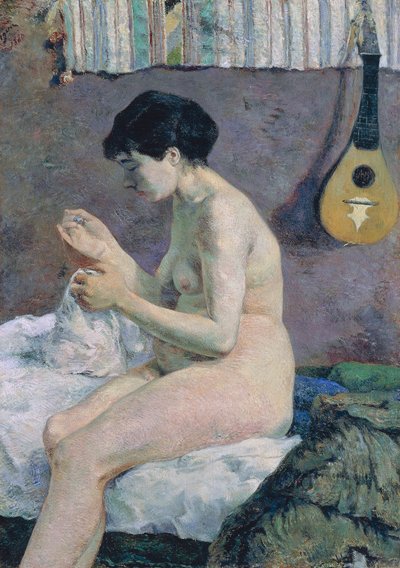 Studio di nudo, Suzanne che cuce da Paul Gauguin