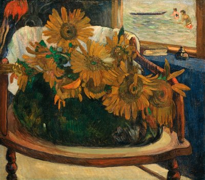 Girasoli su una poltrona da Paul Gauguin
