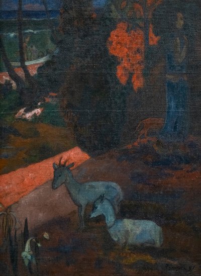 TARARI MARURU (paesaggio con due capre) da Paul Gauguin