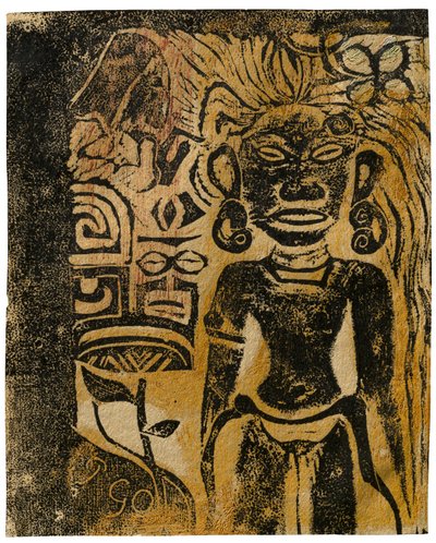 Idolo Tahitiano, La Dea Hina da Paul Gauguin