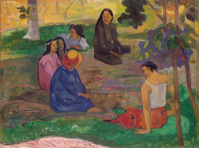 Tahitiano: la conversazione Parau Parau da Paul Gauguin