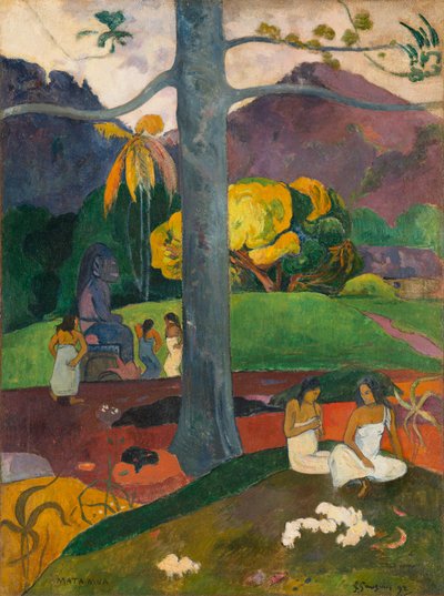 Tahitiano:  Mata Mua in tempi antichi da Paul Gauguin