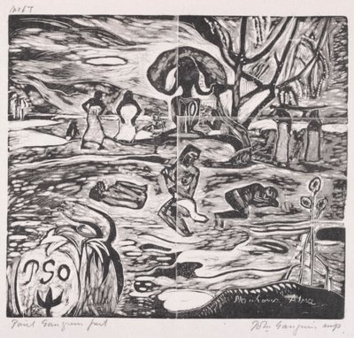 Serie tahitiana: Offerte a un dio da Paul Gauguin