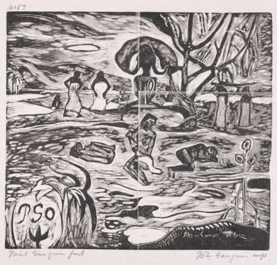 Serie tahitiana: Offerte a un dio da Paul Gauguin