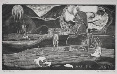 Serie tahitiana: Adorazione da Paul Gauguin