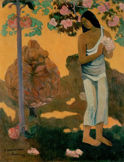 Tahitiano:  Te avae no Maria Il mese di Maria da Paul Gauguin