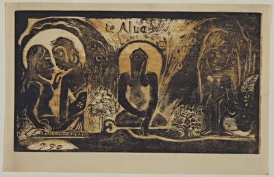 Te Atua Gli Dei dalla Serie Noa Noa da Paul Gauguin