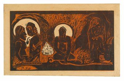 Te atua (Il Dio), dalla suite Noa Noa da Paul Gauguin