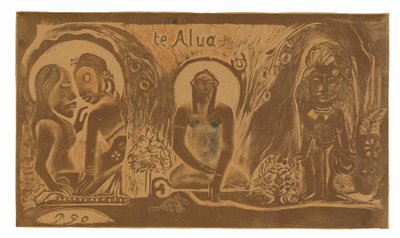 Te atua (Il Dio), dalla suite Noa Noa da Paul Gauguin