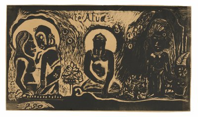 Te atua (Il Dio), dalla Suite Noa Noa da Paul Gauguin