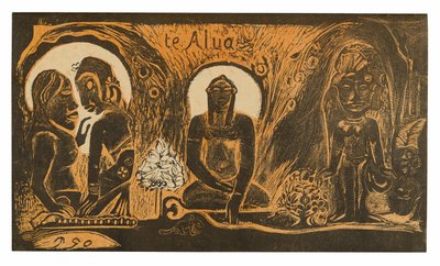Te atua (Il Dio), dalla Suite Noa Noa da Paul Gauguin