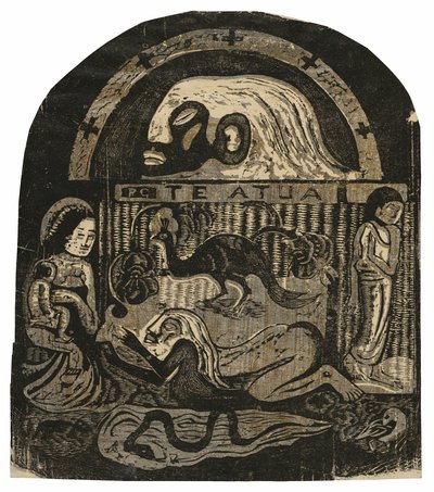 Te atua (Il Dio), dalla suite di stampe su blocchi di legno di epoca tarda da Paul Gauguin