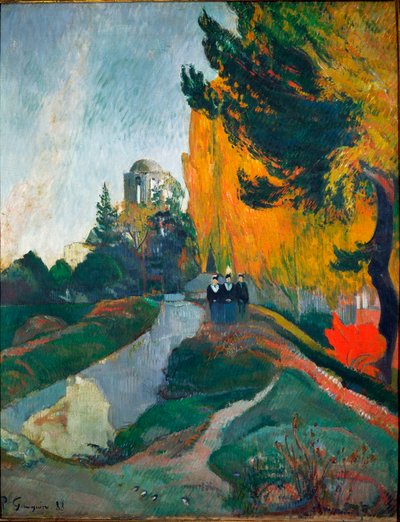 Gli Alyscamps (dettaglio) da Paul Gauguin