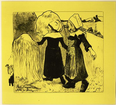 Le gioie della Bretagna, dalla Suite Volpini: Dessins lithographiques da Paul Gauguin