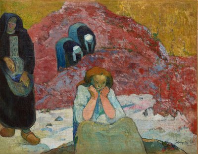 La vendemmia, miseria umana, 1888 da Paul Gauguin