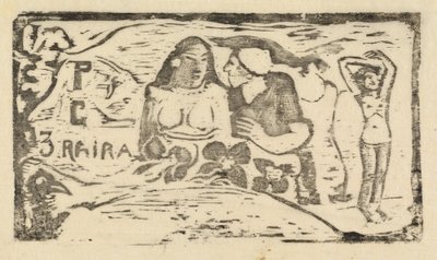 Pagina del titolo per Le Sourire da Paul Gauguin