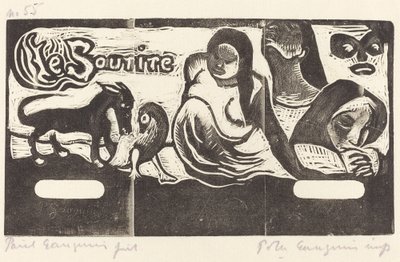 Pagina del titolo per Le Sourire da Paul Gauguin