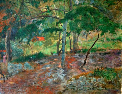 Paesaggio tropicale in Martinica da Paul Gauguin
