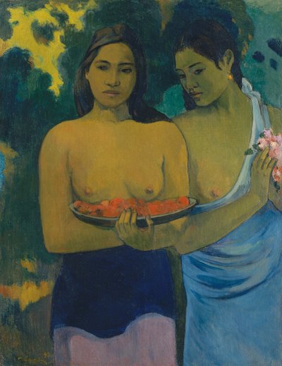 Due donne tahitiane da Paul Gauguin